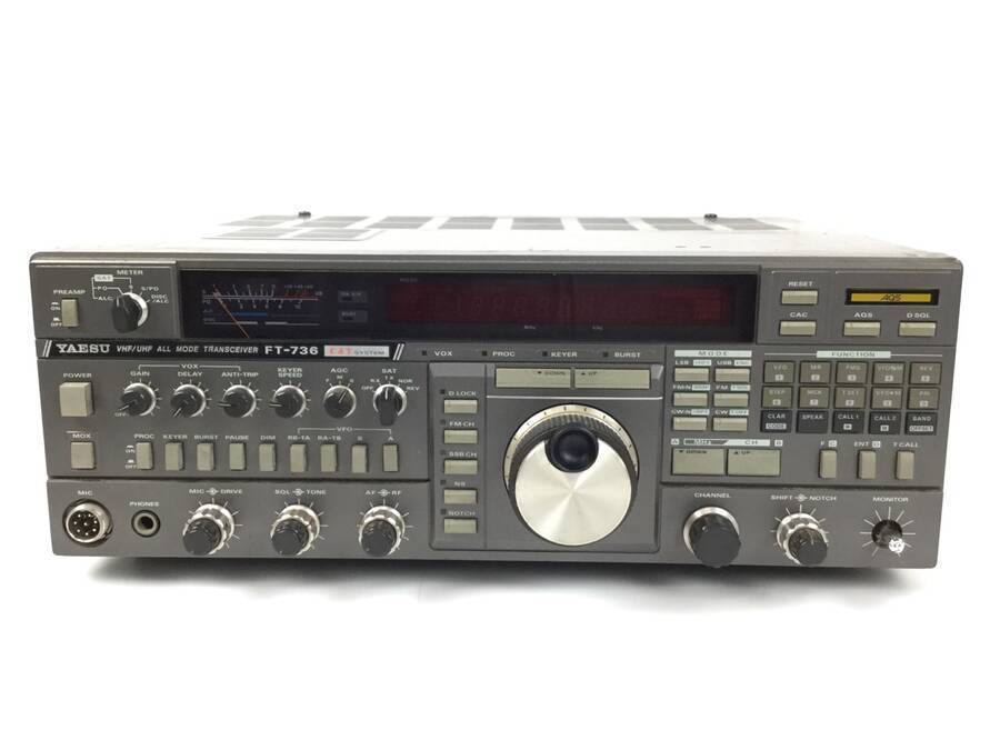 YAESU ヤエス FT-736 VHF/UHF ALL MODE トランシーバー 6m付◇現状品