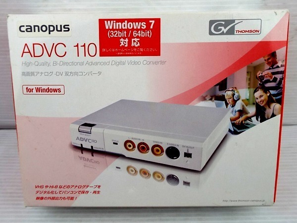 ♪canopus【 ADVC 110】高画質アナログ DV 双方向コンバーター ♪中古