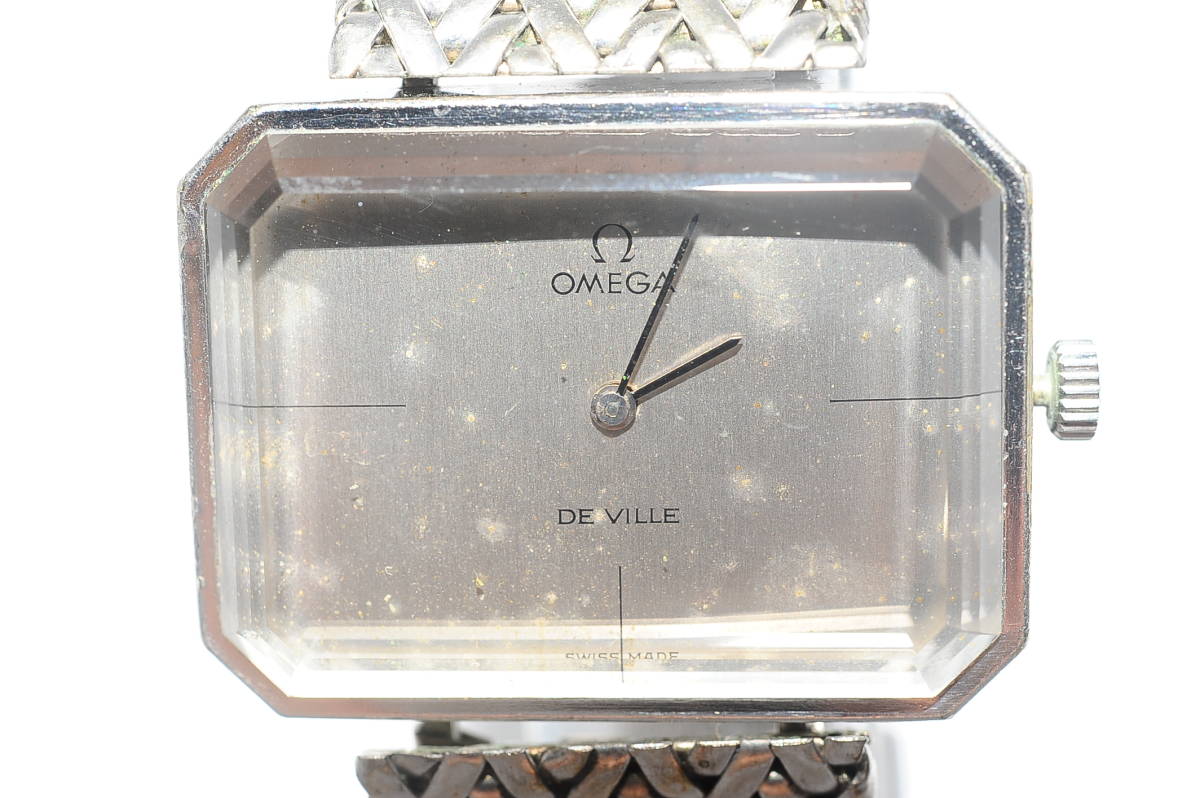 格安，品質保証 オメガ デビル シルバー スクエア OMEGA DE VILLE メンズ 腕時計 N0024(デビル)｜売買されたオークション情報、yahooの商品情報をアーカイブ公開 - オークファン デビル