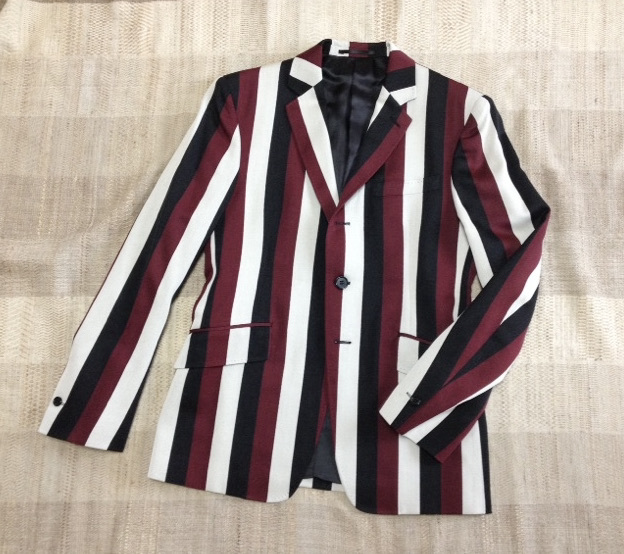 REATS TAILOR ZAZOUS テーラードジャケット　36 ☆REATS TAILOR ZAZOUS ストライプ テーラードジャケット 36☆ 【公式