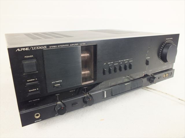 ◇ ALPINE アルパイン / LUXMAN ラックスマン LV-103 アンプ 現状品