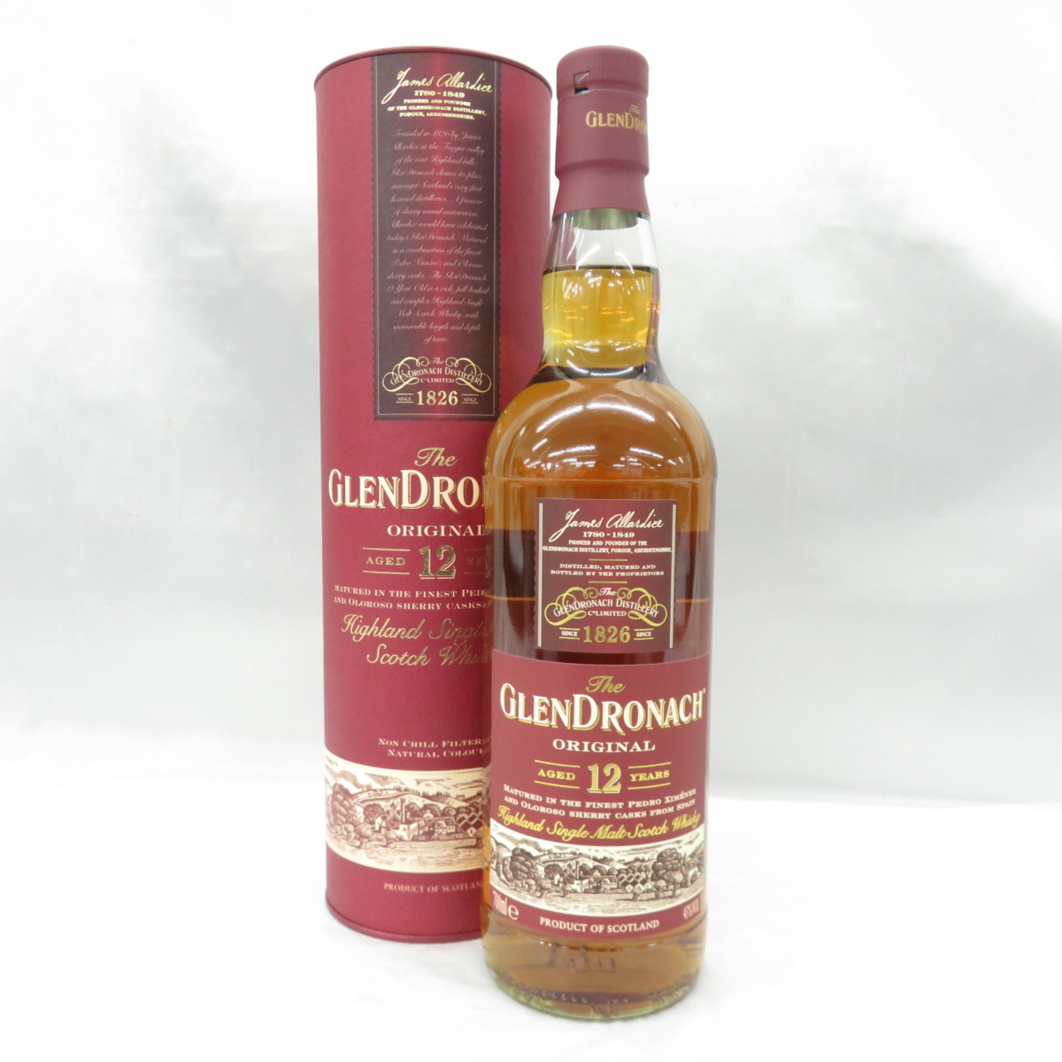 高品質，限定SALE 未開栓 GLENDRONACH グレンドロナック 12年 オリジナル ウイスキー 700ml 43% 箱あり 10872224(ハイランド)｜売買されたオークション情報、yahooの商品情報をアーカイブ公開 - オークファン シングルモルト