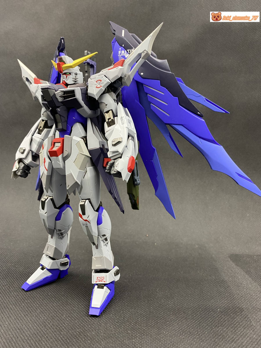 【SRモデル】1/100 デスティニーガンダム フリーダム配色Ver. 光の翼セット付き 非メタルビルド 合金完成品 可動 フィギュア 新品
