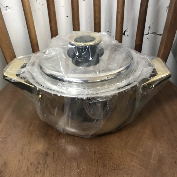 E285 1円スタート タッパーウェア レインボークッカー 19cm 深鍋 2.8L