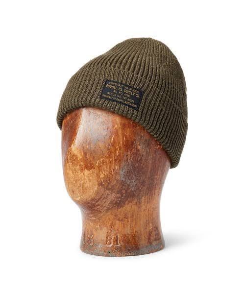 RRL ウォッチキャップ オリーブ系 公式サイト完売品 ラルフローレン