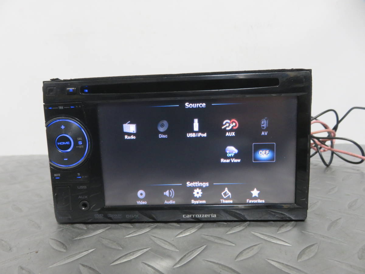 完動品/W106保証付/カロッツェリア FH-770DVD DVDプレイヤー/レシーバー2DIN/ CD DVD USB/Ipod対応　バックカメラ対応 780　電源配線付