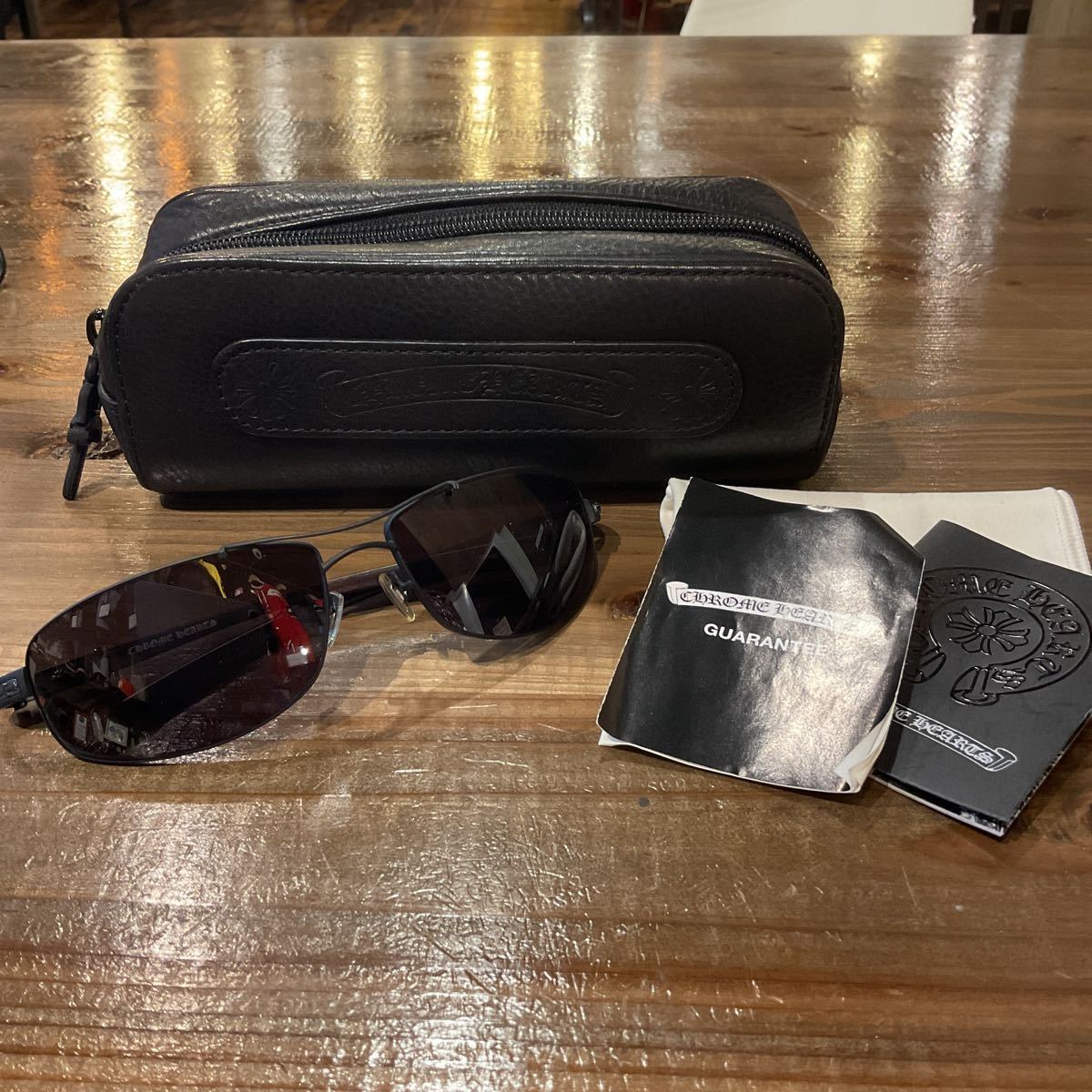 CHROME HEARTS クロムハーツ GIGANTOR ウッドフレーム サングラス 