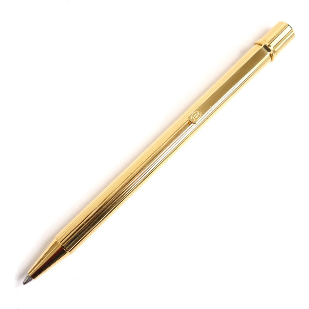 【極美品】カルティエ マストドゥ ボールペン ツイスト式 インク確認済 ゴールド 極美品▽Cartier カルティエ マスト ドゥ カルティエ ロゴ入り