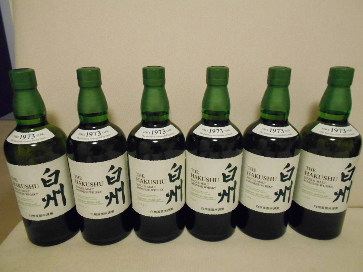 新品 未開封 サントリー白州 6本セット 正規店品 シングルモルト 新