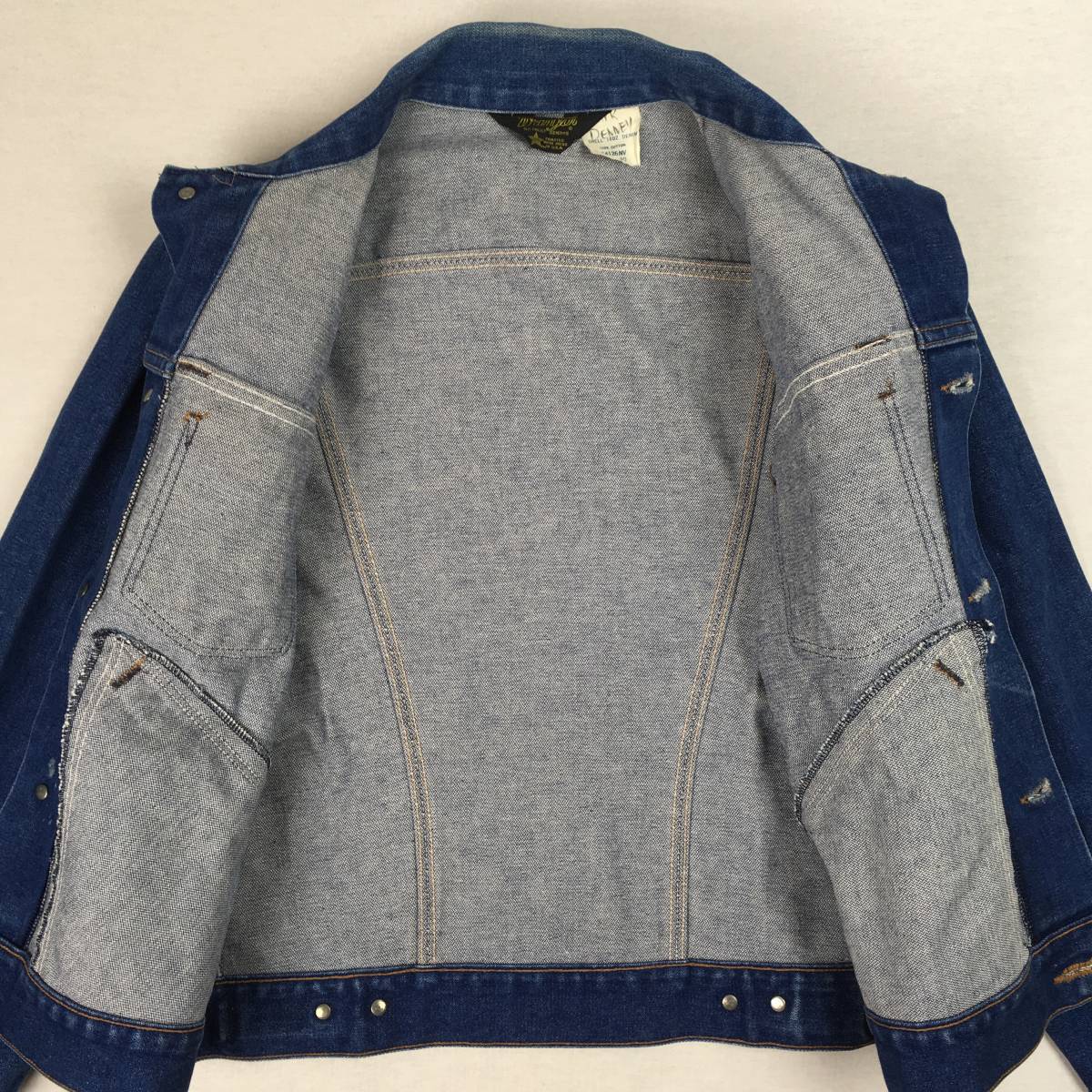 80s】Wrangler ラングラー 74126NV 米国製 サイズ40 ジージャン 14oz