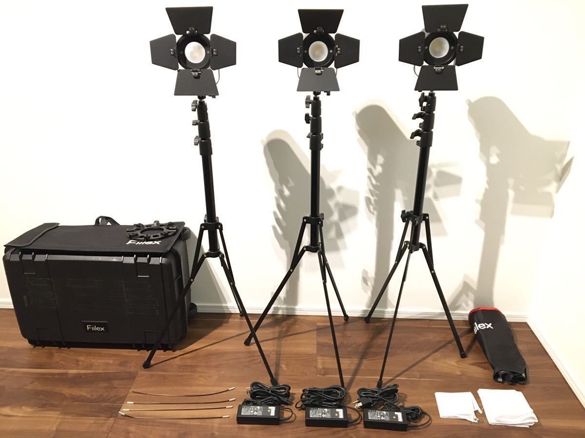 Fiilex フィーレックス P360EX 3灯 Kit プロ用 カメラ 照明機材 撮影用 ...