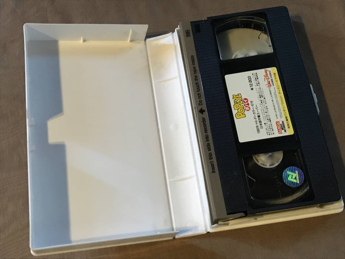 未DVD化 VHS ビデオ 「 ポパイ 」 ディズニー ロビン・ウィリアムズ
