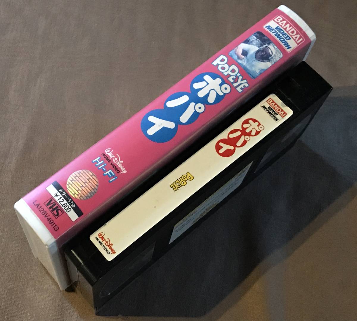 未DVD化 VHS ビデオ 「 ポパイ 」 ディズニー ロビン・ウィリアムズ