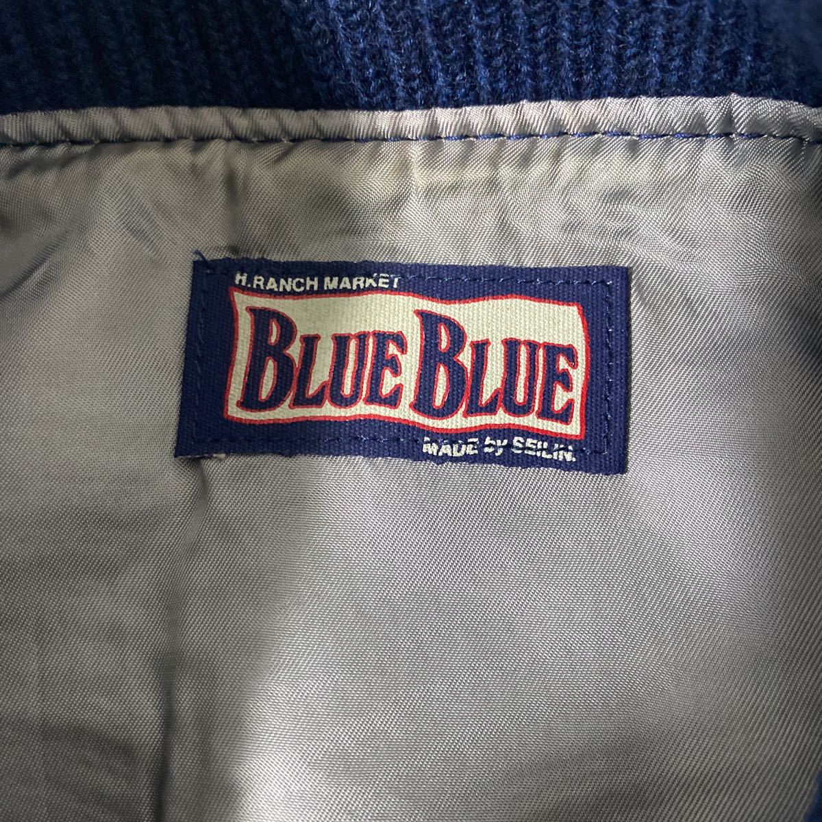 美品 blue blue 袖 レザー スタジャン M 2 デコ ジャケット アワード 