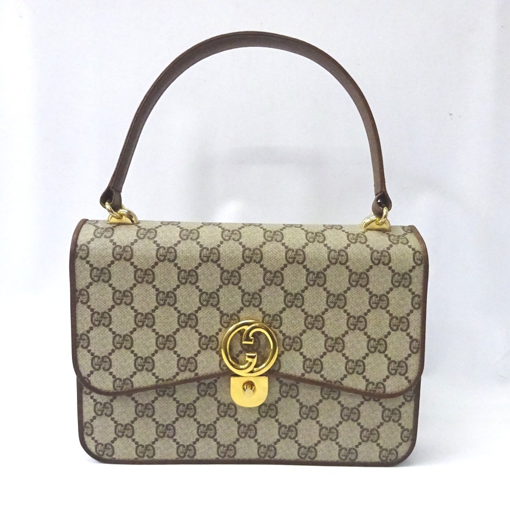  Ft561941 グッチ ハンドバッグ オールドグッチ GGプラス レディース GUCCI(オールドグッチ)｜売買されたオークション情報、yahooの商品情報をアーカイブ公開 - オークファン かばん、バッグ