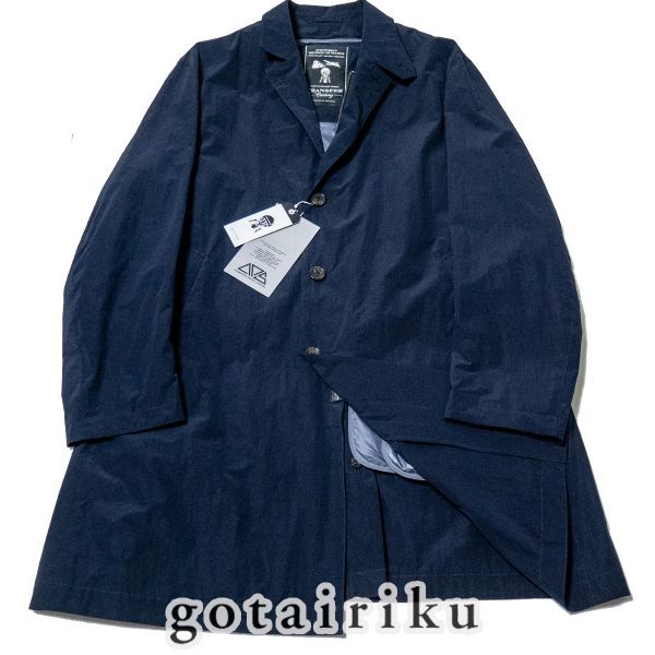 GO265BLL 新品 gotairiku 五大陸 高機能ダウンADS コンバーチブルスタンドカラー 3WAY チェスターコート ダウンライナー付き