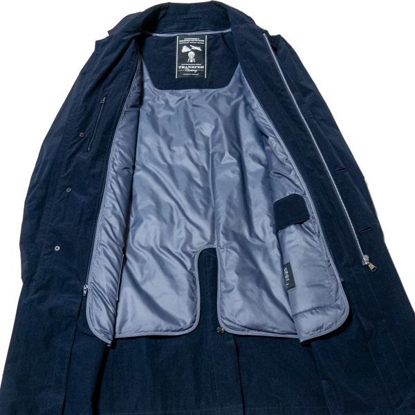GO265BLL 新品 gotairiku 五大陸 高機能ダウンADS コンバーチブルスタンドカラー 3WAY チェスターコート ダウンライナー付き