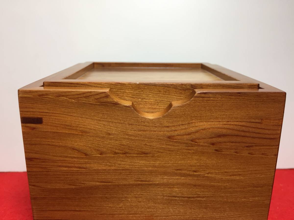 7-6特上杢 高級駒箱 銘木屋久杉工芸品 インテリア家具 世界遺産(将棋