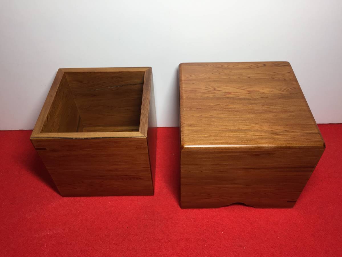 7-6特上杢 高級駒箱 銘木屋久杉工芸品 インテリア家具 世界遺産(将棋