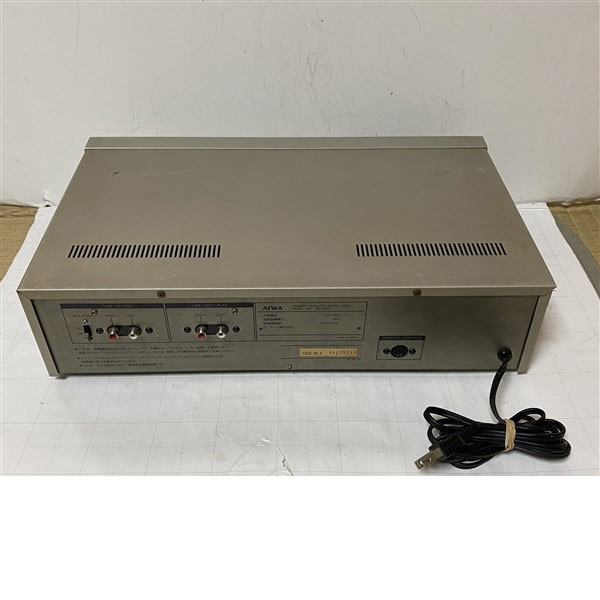 AIWAアイワ 3ヘッド・カセットデッキ AD-F600 昭和レトロ80年代 AIWA