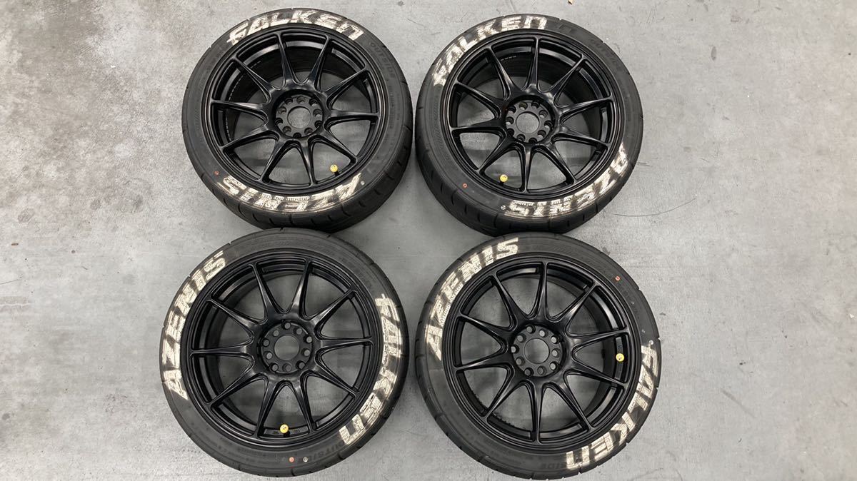 XXR 527 17インチ 8.25J +25 ファルケン アゼニス RT615k+ 235/40R17