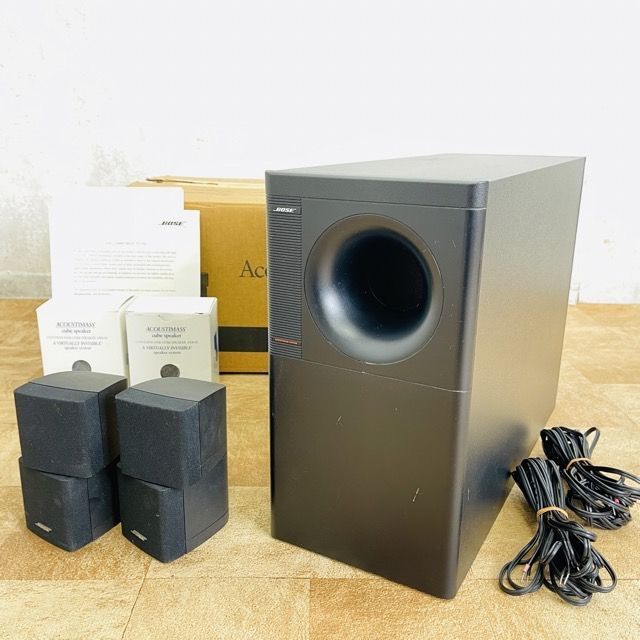 動作保証 BOSE ボーズ Acoustimass5 seriseIII スピーカーシステムキューブスピーカーセット ブラック /C4-8521 0 ボーズ Acoustimass iiiの通販 series AM5