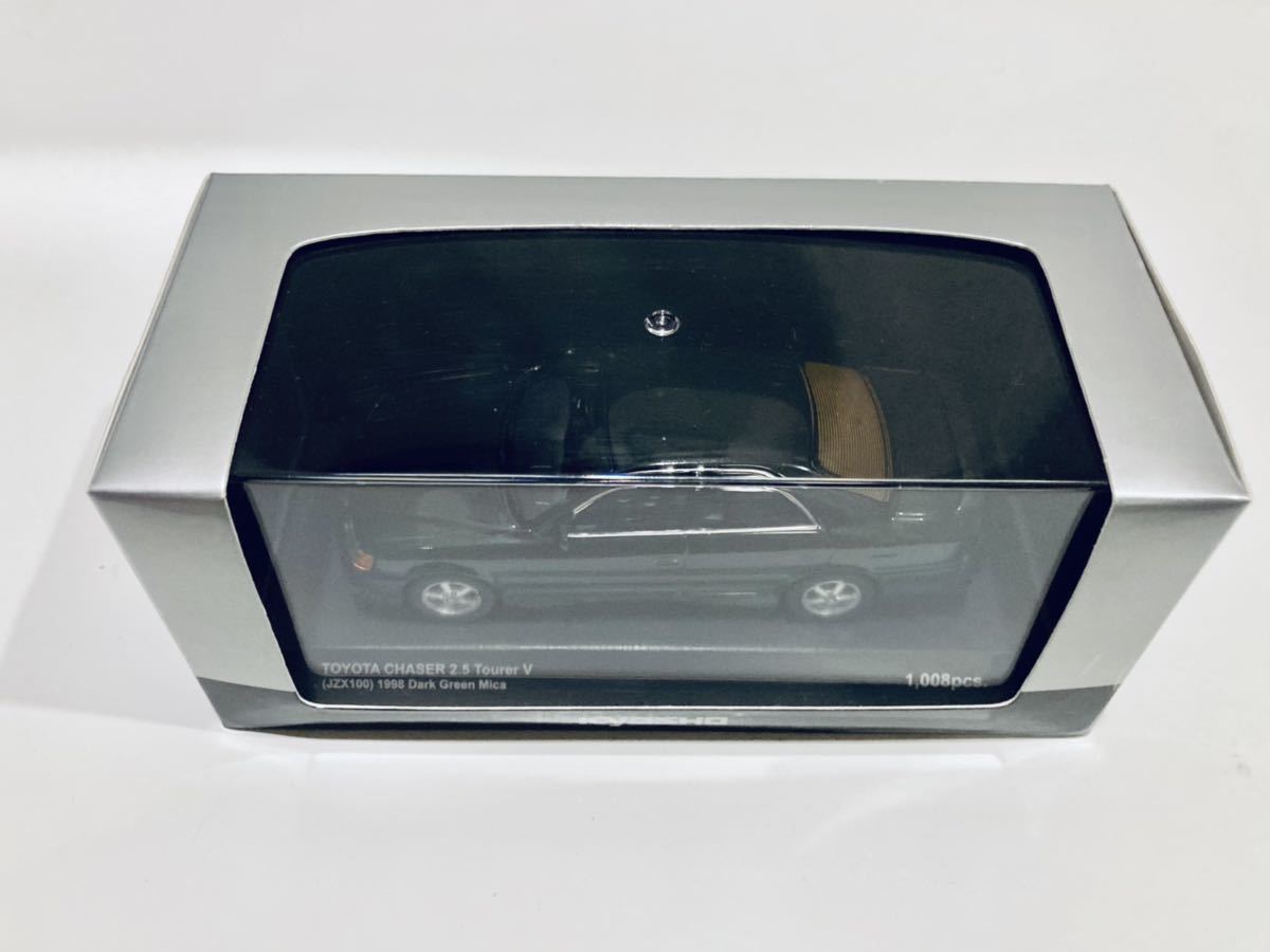 1/43 京商 トヨタ チェイサー 2.5 ツアラーV (JZX100) 1998 ダーク