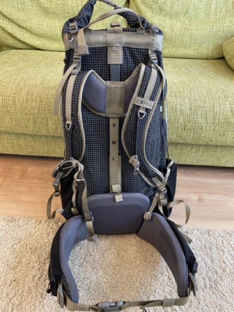 【中古】EXPED LIGHTNING 45　エクスペド　ライトニング　登山　リュック 黒 45Ｌ　おまけ付き_2