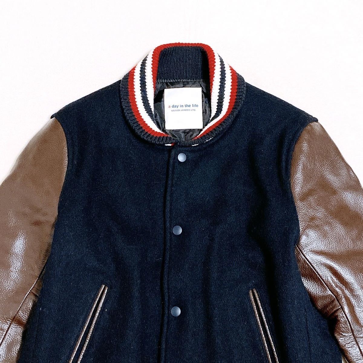 6250 UNITED ARROWS ユナイテッド アローズ 今冬重宝 牛革 レザー 中 