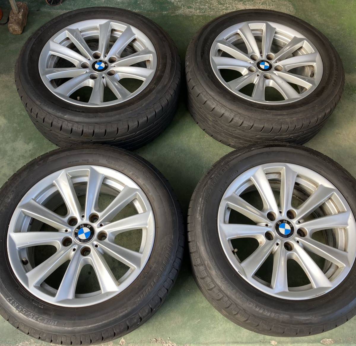 BMW 17インチ 純正アルミホイール 5穴 4本セット タイヤ付(ラジアル 