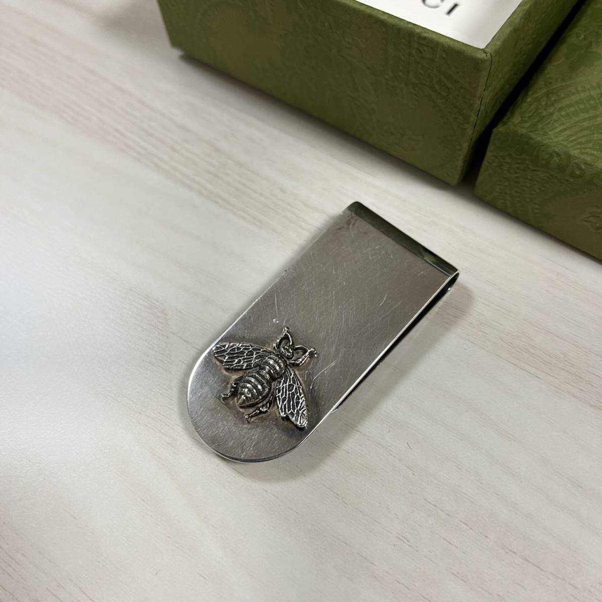 GUCCI(グッチ) シルバー925ハニービー蜂マネークリップ 新品 未使用 箱