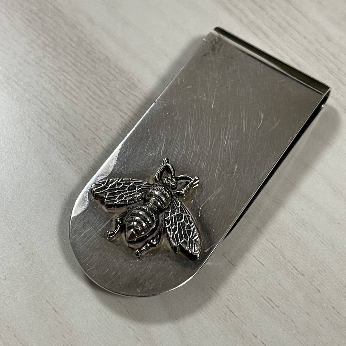 GUCCI(グッチ) シルバー925ハニービー蜂マネークリップ 新品 未使用 箱