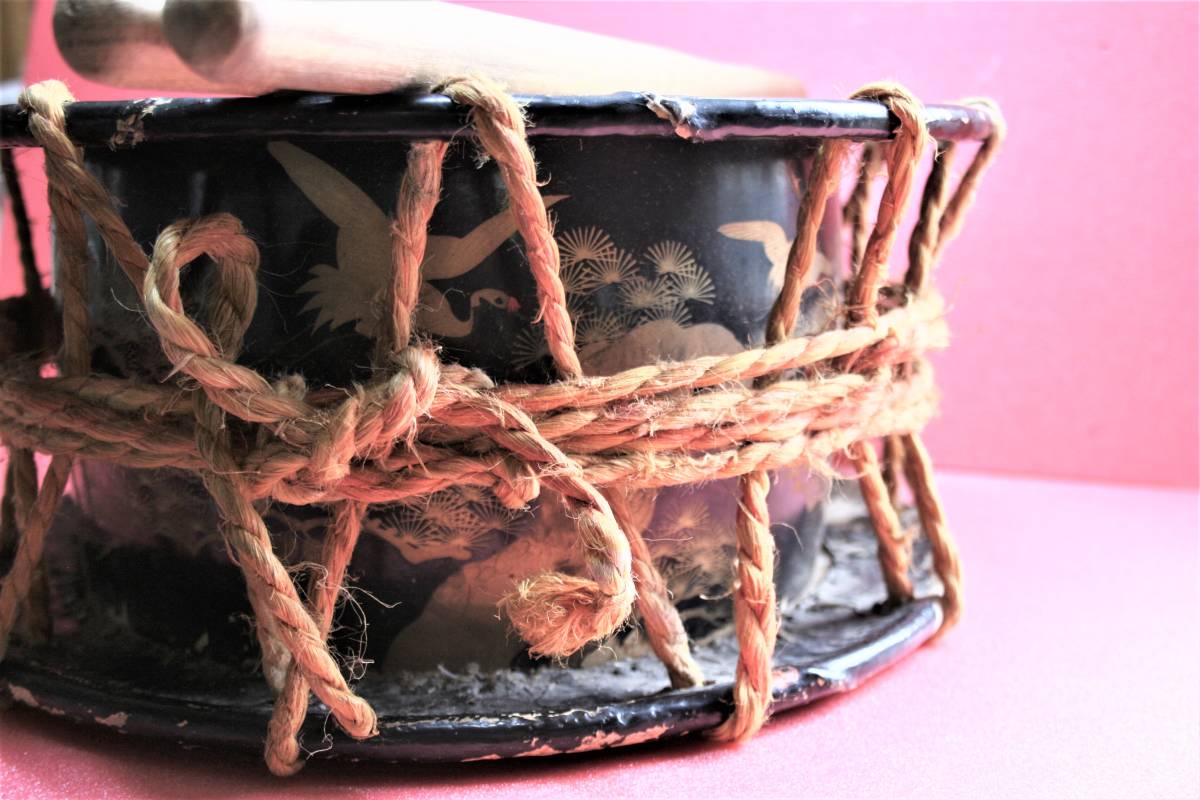和太鼓 (時代物) 時代物 締太鼓 和太鼓 和楽器 伝統工芸品 時代物 締