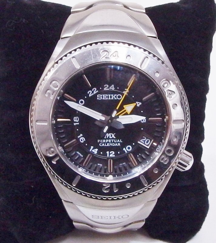 セイコー SEIKO MX GMT パーペチュアルカレンダー 腕時計 8F56-0140 