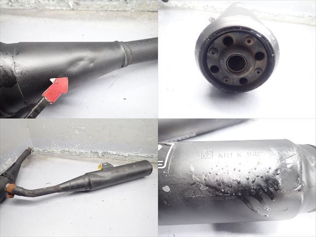 u19 5 カワサキ Gpx250r Ex250e S62年式 絶版車 純正 マフラー サイレンサー 排気口部に穴開け加工有 傷 凹み有 内錆有り マフラー本体 純正 売買されたオークション情報 Yahooの商品情報をアーカイブ公開 オークファン Aucfan Com