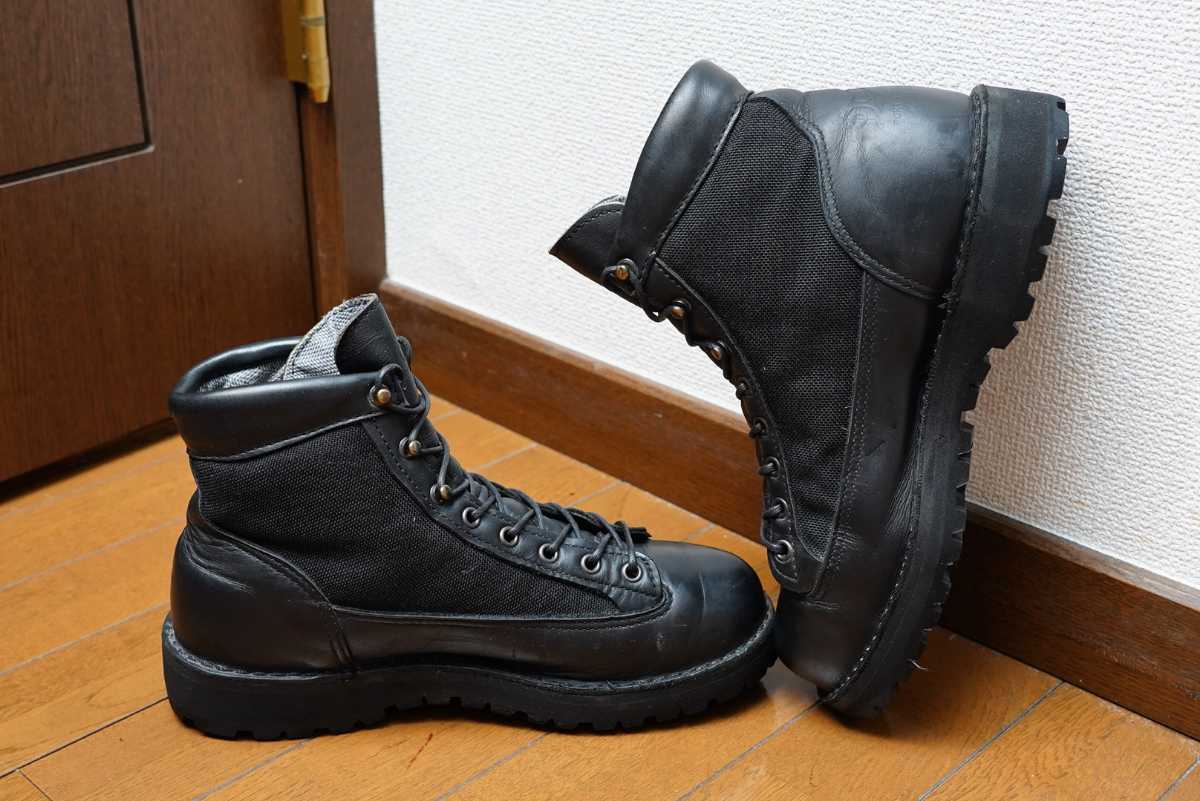 DANNER ダナーライト ブラック 黒 us7.5 ゴアテックス ブーツ 31400x 