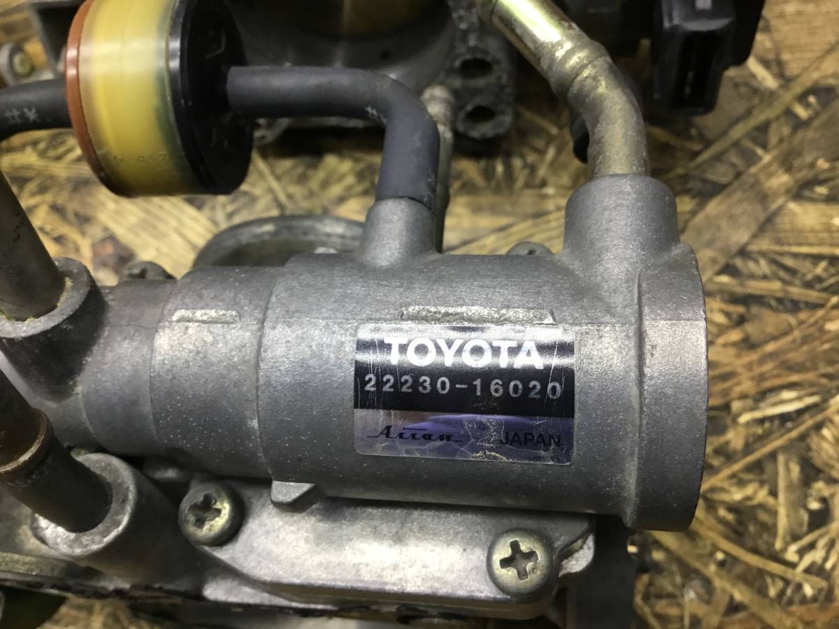 AE86 92 4AG系 スロットルボディ 4つセット 当時物 4AG 2ドア 3ドア