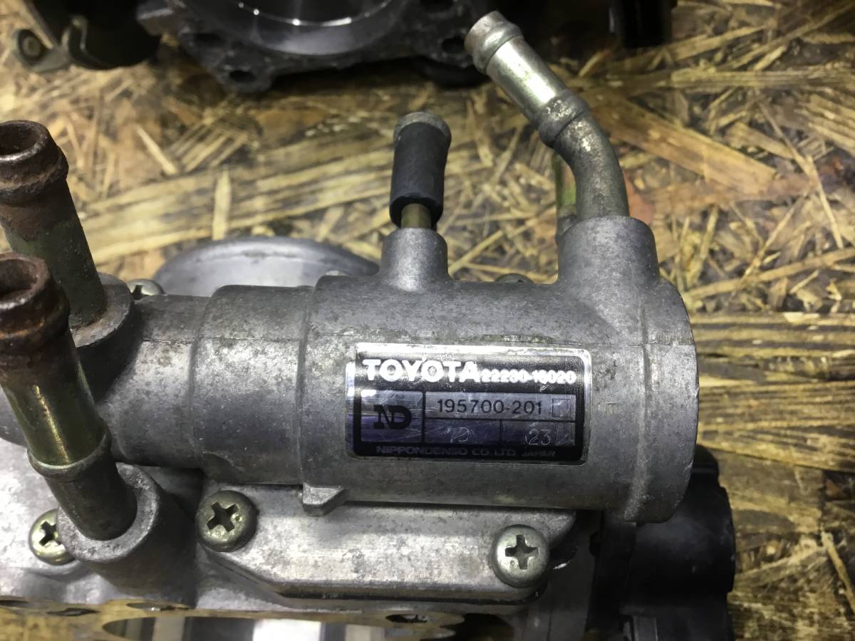 AE86 92 4AG系 スロットルボディ 4つセット 当時物 4AG 2ドア 3ドア