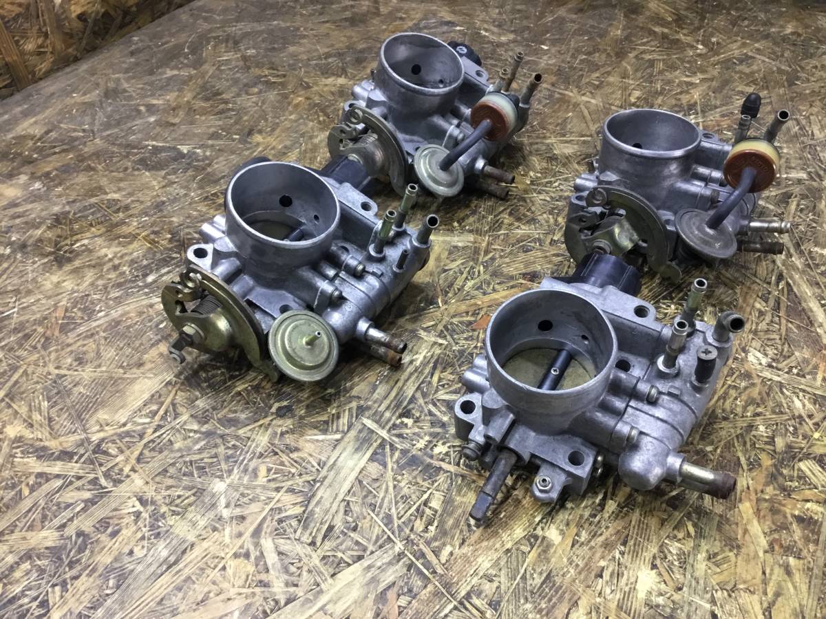 AE86 92 4AG系 スロットルボディ 4つセット 当時物 4AG 2ドア 3ドア