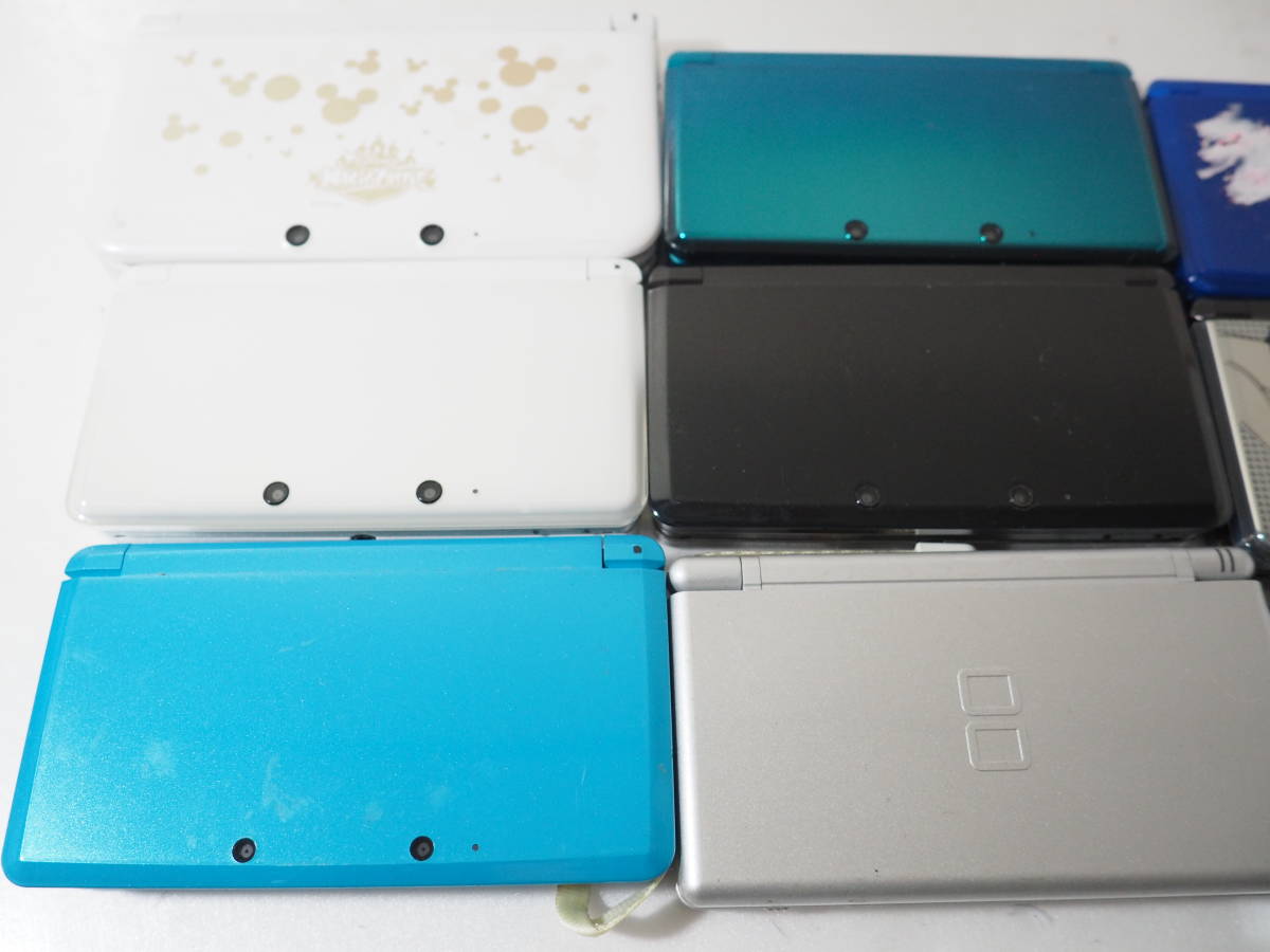 ニンテンドー 3DS LL・3DS・DS LITE 計9台 中古難有ジャンク品 