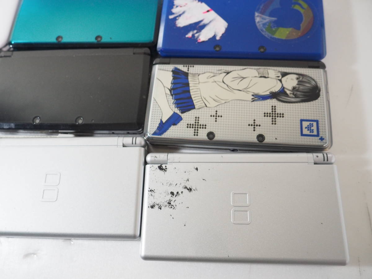 ニンテンドー 3DS LL・3DS・DS LITE 計9台 中古難有ジャンク品 
