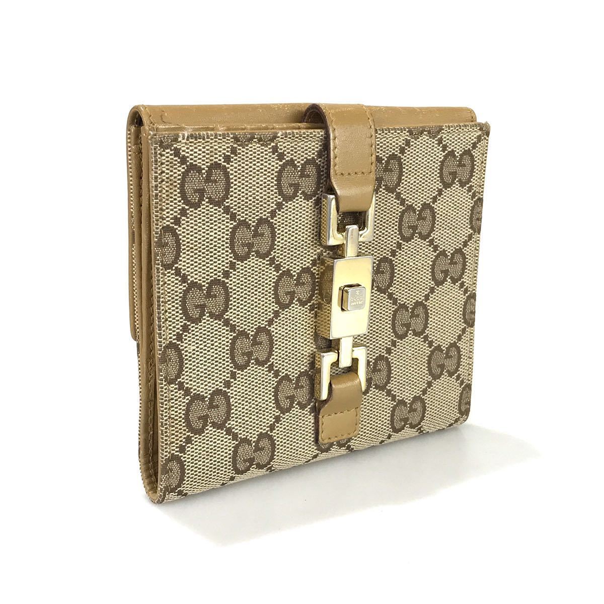 訳あり】GUCCI グッチ 財布 二つ折り財布 ジャッキー ジャッキーライン