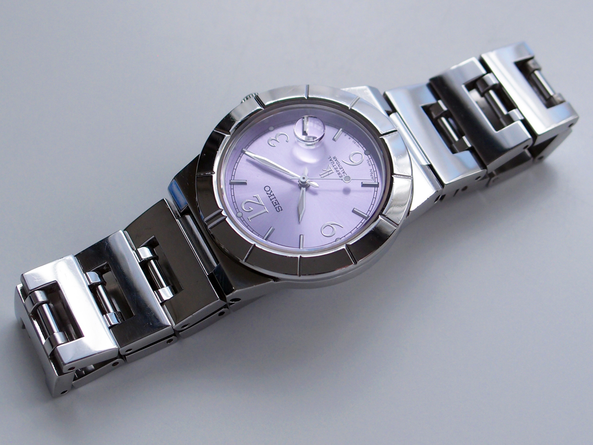 SEIKO LUKIA 4F32-0130 パープル！セイコー ルキア レディース 腕時計 