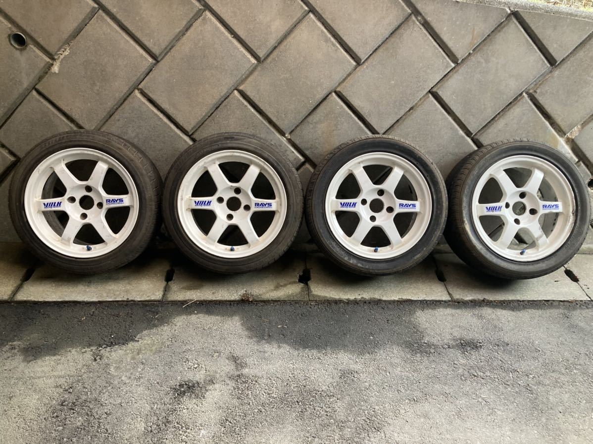RAYS レイズ TE37 16 インチ 8J ＋38 7J ＋33 4穴 114.3(社外品)｜売買