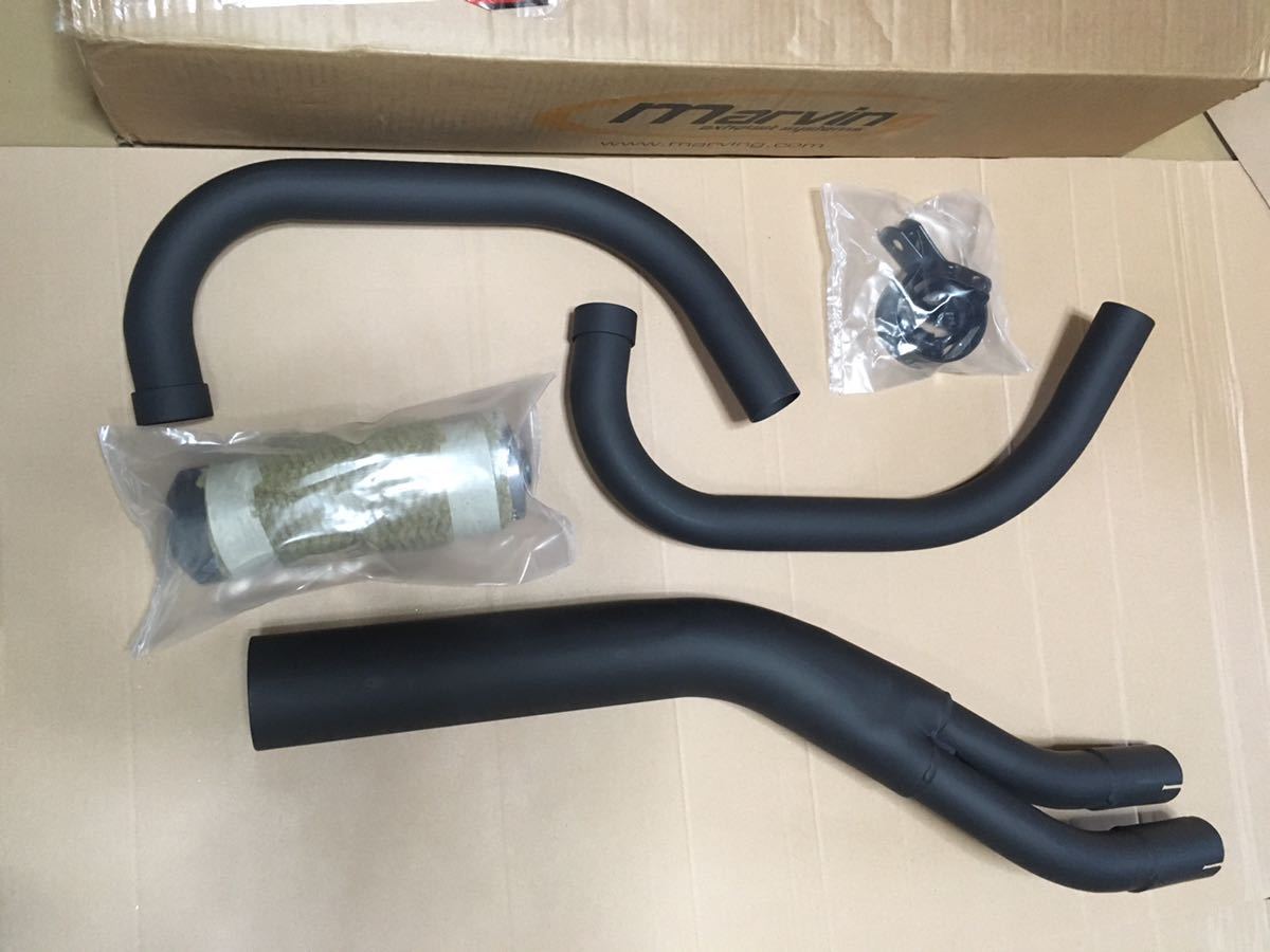 GS400 鉄 マービング ショート 未使用 新品 GS400L GSX400E(マフラー