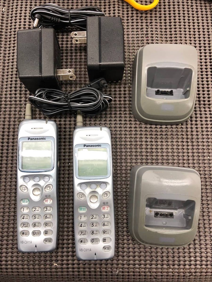 GW7309 Panasonic パナソニック デジタルコードレス子機 ビジネスフォン VB-C911A 2台セット(パナソニック)｜売買されたオークション情報、yahooの商品情報をアーカイブ公開 - オークファン パナソニック