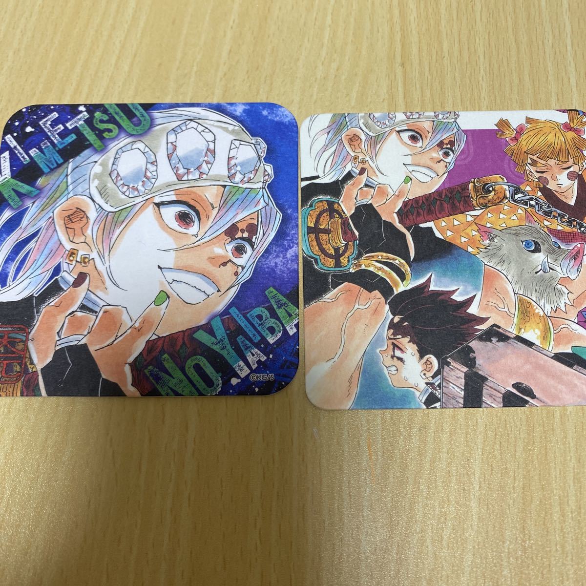鬼滅の刃 宇髄 宇髄天元 コースター 原画 原作 ジャンプショップ