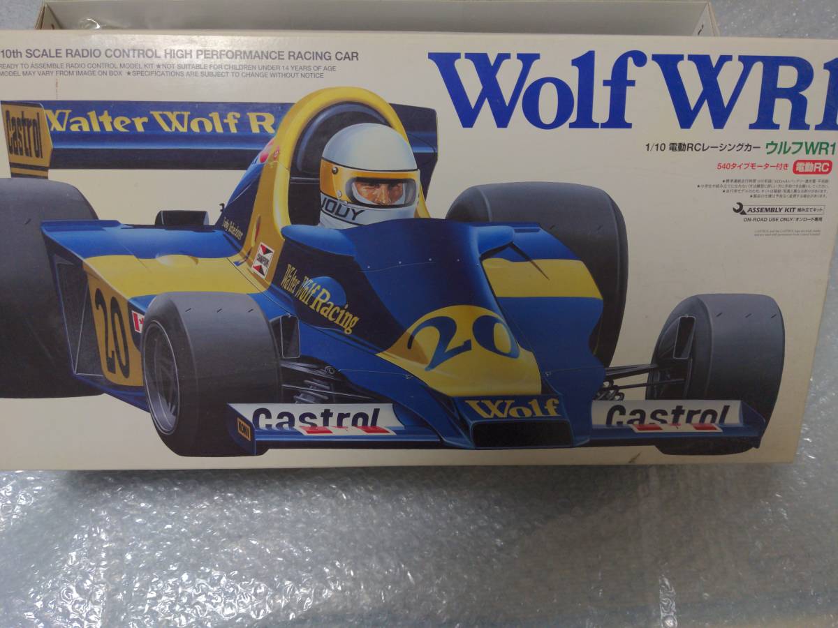 タミヤ ラジコン 当時物 F1 1⁄10RC ウルフWR1未組立品 希少 R⁄