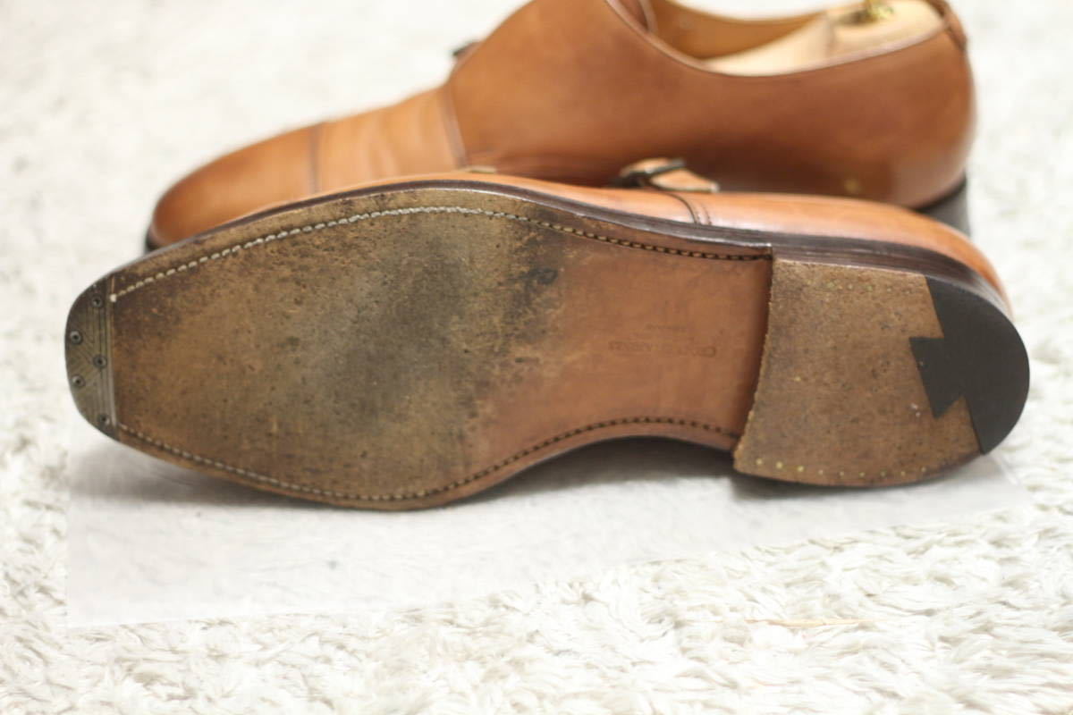 CADOGAN &amp; ダブルモンク 人気CROCKETT ダブルモンクストラップ JONES 10E(最高級 公式通販 SHIPS別注 &amp;JONES レザー シューズ メルカリ Crockett&amp;Jones - 英国