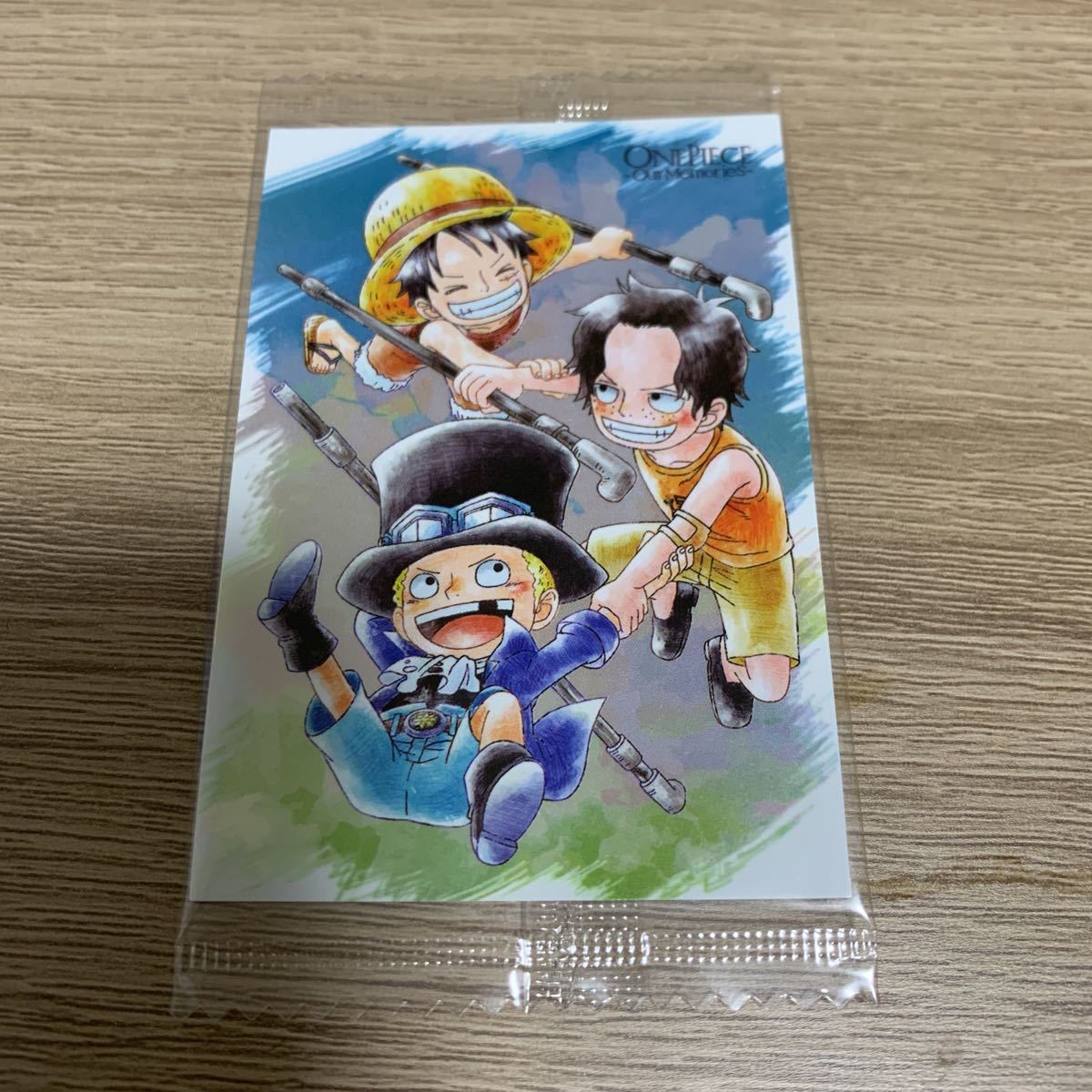 美品】ワンピース ウエハース 1弾 Our Memories ルフィ&エース&サボ 